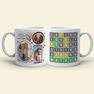 Love You Lots & Lots Custom Wordle Family Mug, Gift For Family - Coffee Mug - GoDuckee