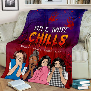 Personalized Horror Sister Blanket - Full Body Chills - Blanket - GoDuckee