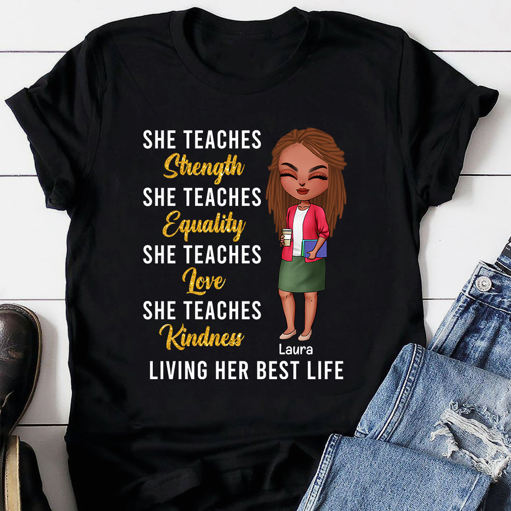 Black deals teacher shirts