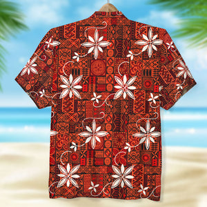 Elvis Tribal Pattern Hawaiian Shirt, Aloha Shirt, Gift For Summer - Hawaiian Shirts - GoDuckee