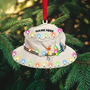 Fishing Gear Personalized Christmas Ornament, Gift For Fishing Lovers - Ornament - GoDuckee