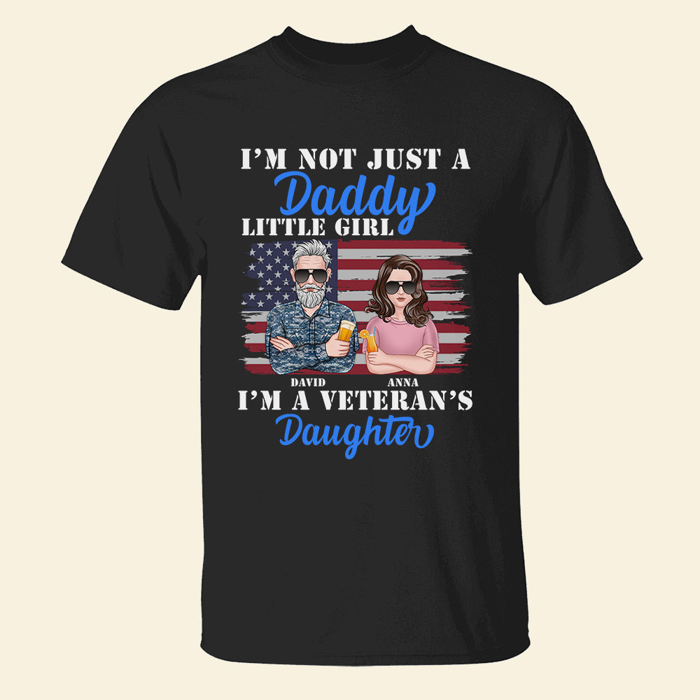 I'm Not Just A Daddy I'm A Veteran's Daughter/Son, Personalized Shirts, Military Father's Day Gifts 02ntqn260522 - Shirts - GoDuckee