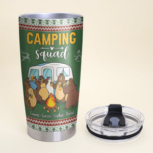 We Are More Than Just Camping Friends Personalized Camping Bears Tumbler, Gift For Camping Lovers - Tumbler Cup - GoDuckee