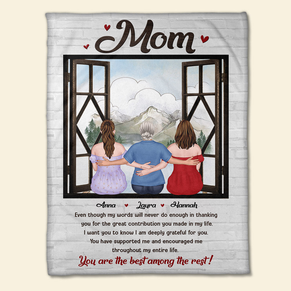 You Are The Best Among The Rest - Mother's Day Blanket - Mother's Day Gift - Personalized Blanket - Gift For Mom - Blanket - GoDuckee