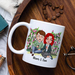 If I Had A Flower For Every Time I Thought Of You Personalized Couple Mug, Gift For Couple - Coffee Mug - GoDuckee