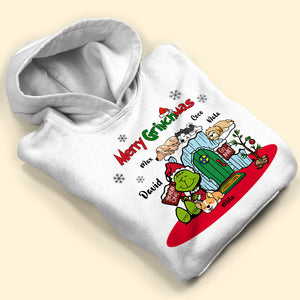 Personalized Christmas Dog Shirt - Merry Grinchmas - Gift For Dog Lovers - Shirts - GoDuckee