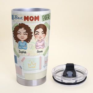 Best Mom Ever - Mother's Day Tumbler - Mother's Day Gift - Personalized Sticky Note Tumbler - Gift For Mom - Tumbler Cup - GoDuckee