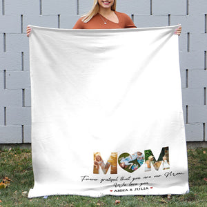 Forever Grateful That You Are Our Mom - Custom Mother's Day Blanket - Gift For Mom - Blanket - GoDuckee