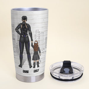 To My Super Mom, Love You In Every Universe - Personalized Family Tumbler Gift For Mom - Tumbler Cup - GoDuckee