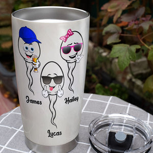 You've Been An Awesome Father, Personalized Tumbler, Gift For Dad, Dad's Sperms Tumbler, Father's Day Gift - Tumbler Cup - GoDuckee