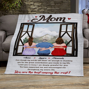 You Are The Best Among The Rest - Mother's Day Blanket - Mother's Day Gift - Personalized Blanket - Gift For Mom - Blanket - GoDuckee