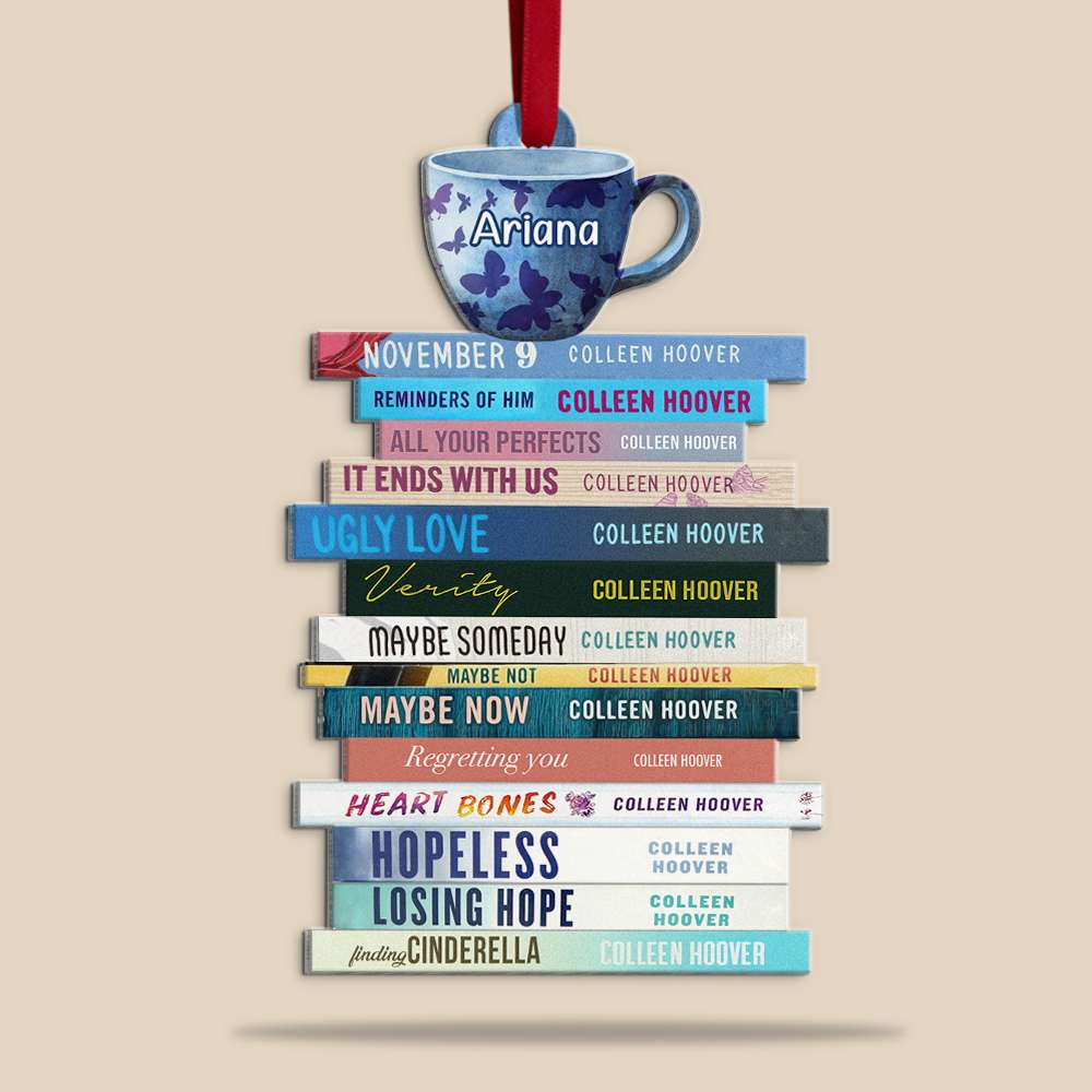 It Ends With Us C.H Book Series, Personalized Acrylic Ornament, Christmas Gift For Book Lovers - Ornament - GoDuckee