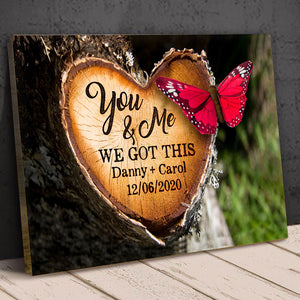 You & Me We Got This Personalized Couple Canvas Print, Gift For Couple - Poster & Canvas - GoDuckee