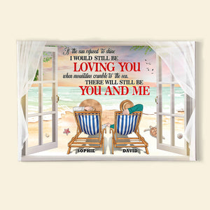 If The Sun Refused To Shine I Would Still Be Loving You Personalized Elder Couple - Poster & Canvas - GoDuckee