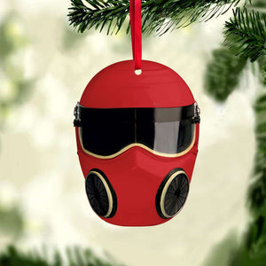 Drag Racing Helmet - Personalized Christmas Ornament - Ornament - GoDuckee