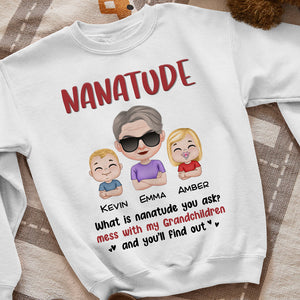 Grandma Grandkids Personalized Shirt Hoodie, Gift For Grandma - Shirts - GoDuckee