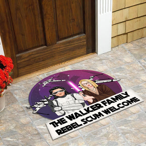Personalized Doormat - Rebel Scum Welcome - Gift For Family Members - Doormat - GoDuckee