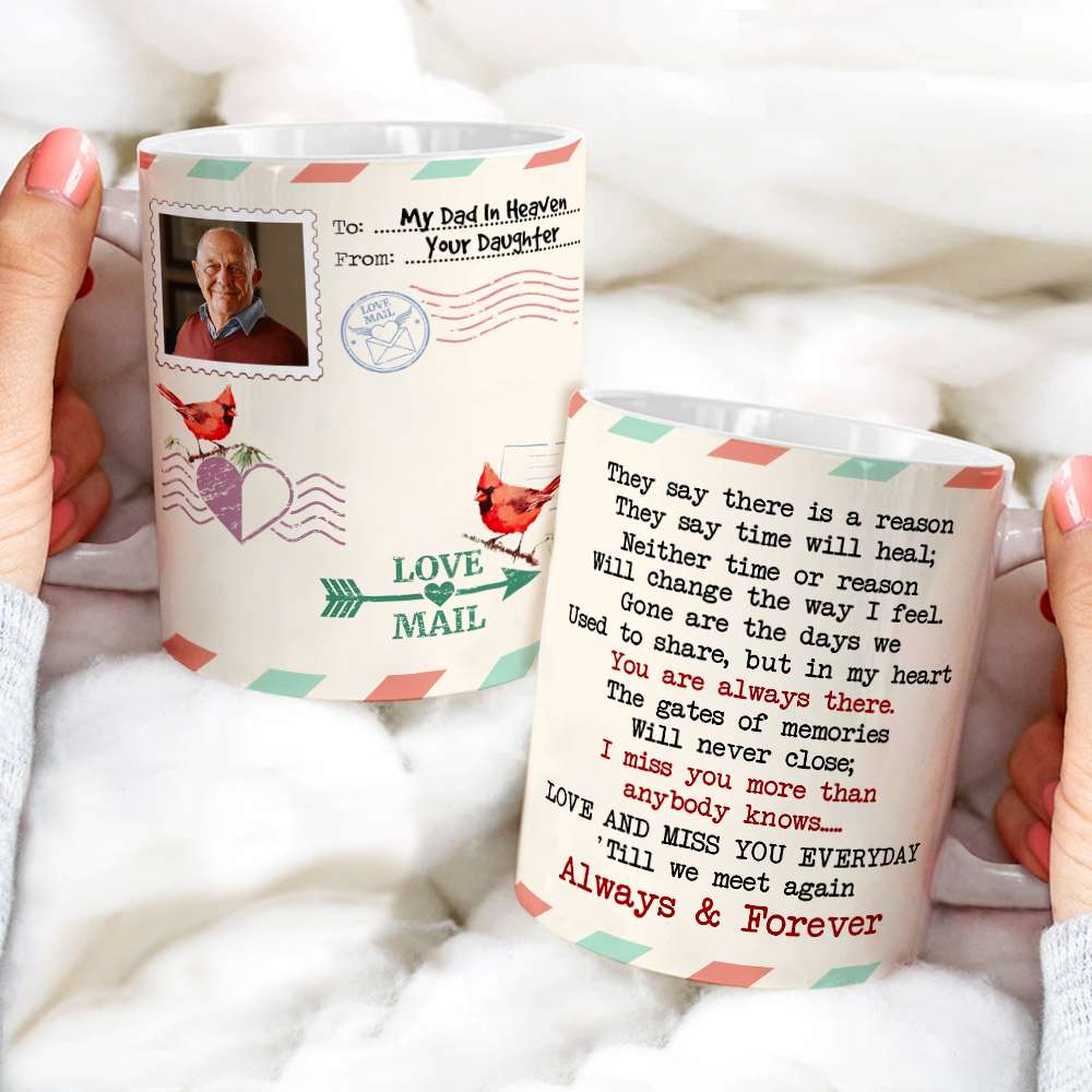 They Say There Is A Reason Heaven Personalized White Mug - Coffee Mug - GoDuckee