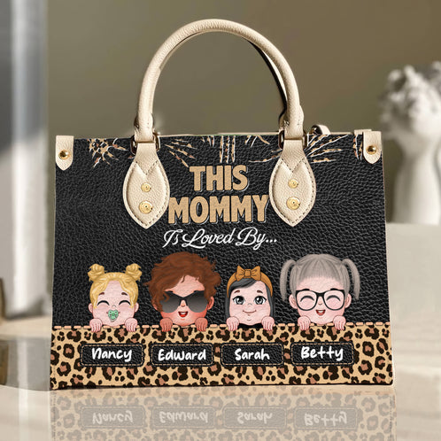 Family Love, Children Leather Bag Gift 03OHDT100223HH - Leather Bag - GoDuckee