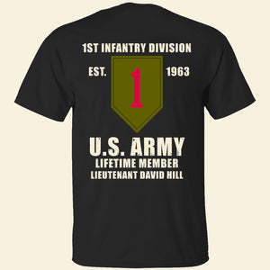 Military Lifetime Member - Personalized Shirts - Custom Military Unit - Shirts - GoDuckee