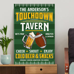 American Football Poster - Cheer Shout Enjoy - Beer Lovers - Poster & Canvas - GoDuckee