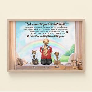 We Came To You Late Last Night Personalized Heaven Dog Canvas Print Gift For Dog Lovers - Poster & Canvas - GoDuckee