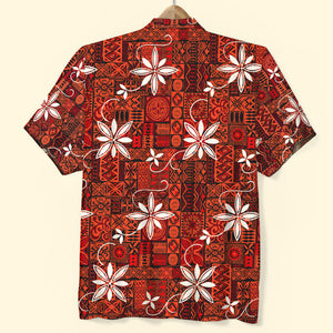 Elvis Tribal Pattern Hawaiian Shirt, Aloha Shirt, Gift For Summer - Hawaiian Shirts - GoDuckee