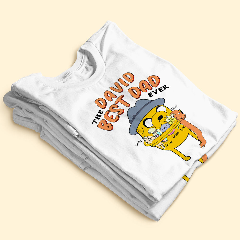 The Best Dad Ever Personalized Adventure Time Shirt Gift For Dad - Shirts - GoDuckee