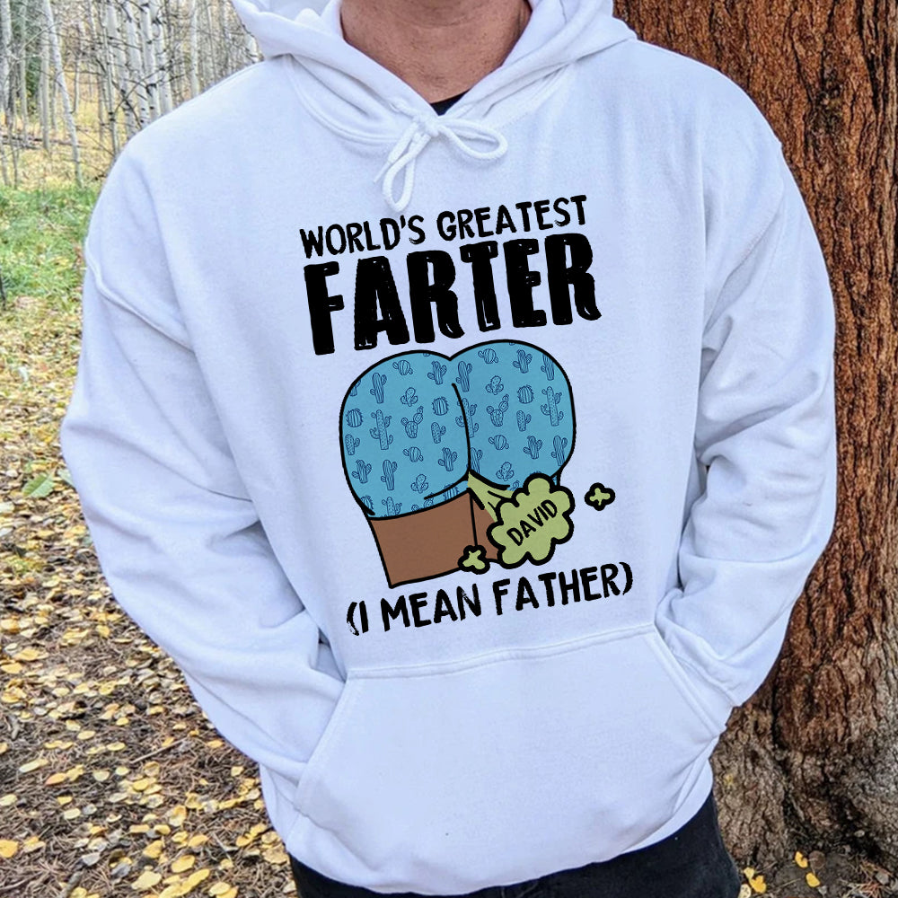 World's Greatest Farter, Happy Father's Day Personalized Shirt, Gift For Dad - Shirts - GoDuckee
