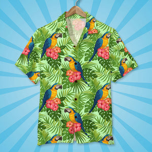 Parrot Hawaiian Shirt, Aloha Shirt, It's 5 O'clock Somewhere, Gift For Summer - Hawaiian Shirts - GoDuckee