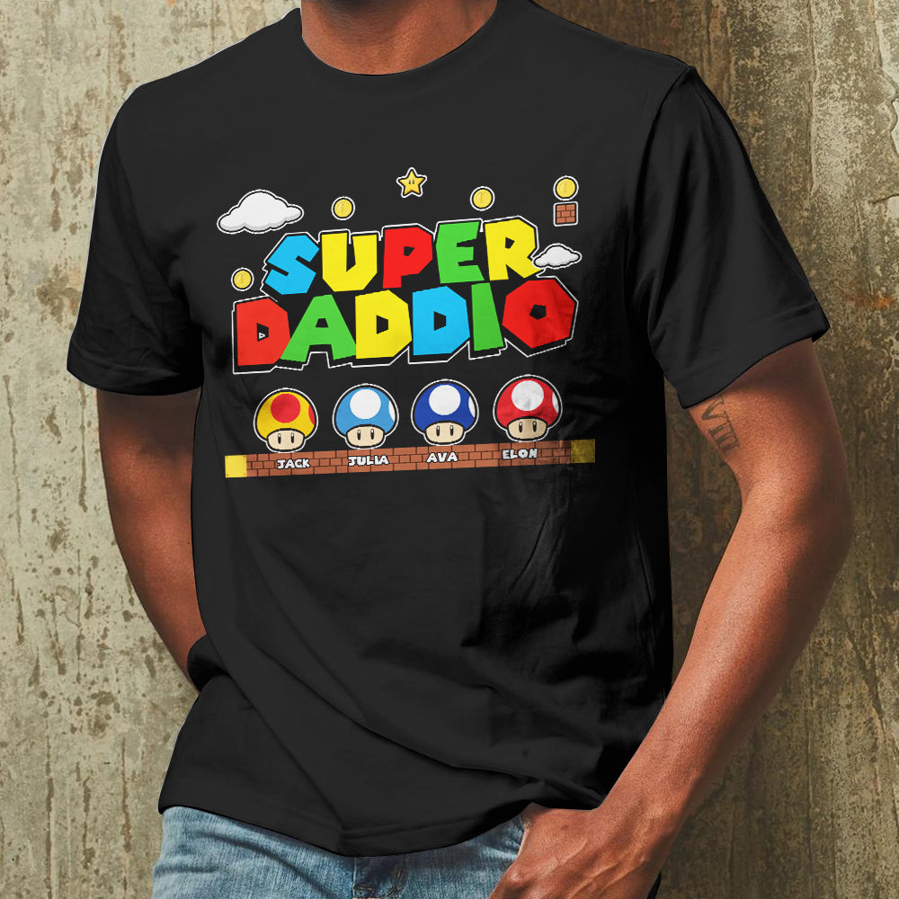 Dad The Super Dad, Personalized Shirts, Gifts for Dad, Grandpa, Mom - Shirts - GoDuckee