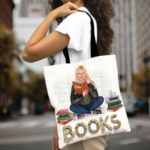 That's What I Do I Read Books Personalized Book Tote Bag Gift For Book Lovers - Tote Bag - GoDuckee