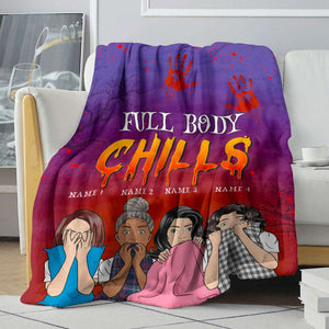 Personalized Horror Sister Blanket - Full Body Chills - Blanket - GoDuckee