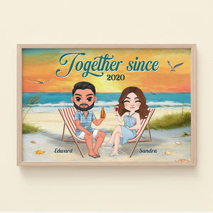 Together Since, Personalized Poster, Gift For Couple - Poster & Canvas - GoDuckee