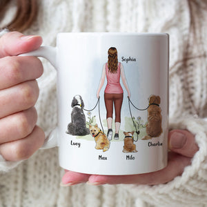 Dear Mom You Are The Best Dog Mom Ever - Personalized Dog Mom Mug - Gift For Dog Lovers - Coffee Mug - GoDuckee