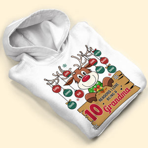 Grandma Christmas Cute Reindeer cc-shirt-04hutm0411 Personalized Shirts - Shirts - GoDuckee