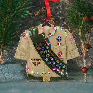 Scout Shape - Personalized Flat Acrylic Ornament - Ornament - GoDuckee