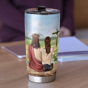 It's Not Religion It's A Relationship Personalized Jesus Tumbler Cup Gift For Her - Tumbler Cup - GoDuckee