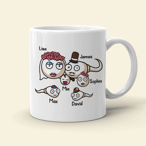 Here's A Really Old Picture Of Our Family - Personalized Family Mug - Gift For Family - Coffee Mug - GoDuckee