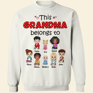 Family Grandma And Grandkids T-shirt Hoodie Sweatshirt - Shirts - GoDuckee