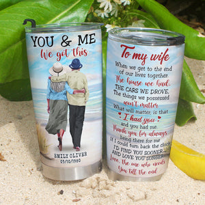 You & Me We Got This Personalized Couple Tumbler Cup Gift For Couple - Tumbler Cup - GoDuckee