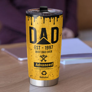 Best Dad Ever, Personalized Father's Day Tumbler Cup, Gift For Dad - Tumbler Cup - GoDuckee