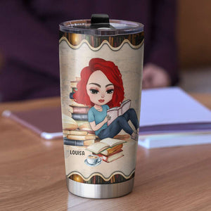 The Secret Of Happy Ever After Personalized Book Tumbler Cup, Gift For Book Lovers - Tumbler Cup - GoDuckee