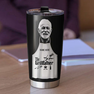 Personalized Father's Day Tumbler Cup - The Grillfather - Tumbler Cup - GoDuckee