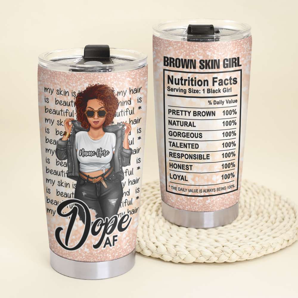 Black Women - Personalized Black Women Tumbler Black Women And