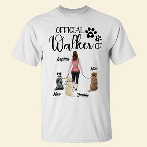Official Walker Of Pets T-shirt Hoodie Sweatshirt - Shirts - GoDuckee