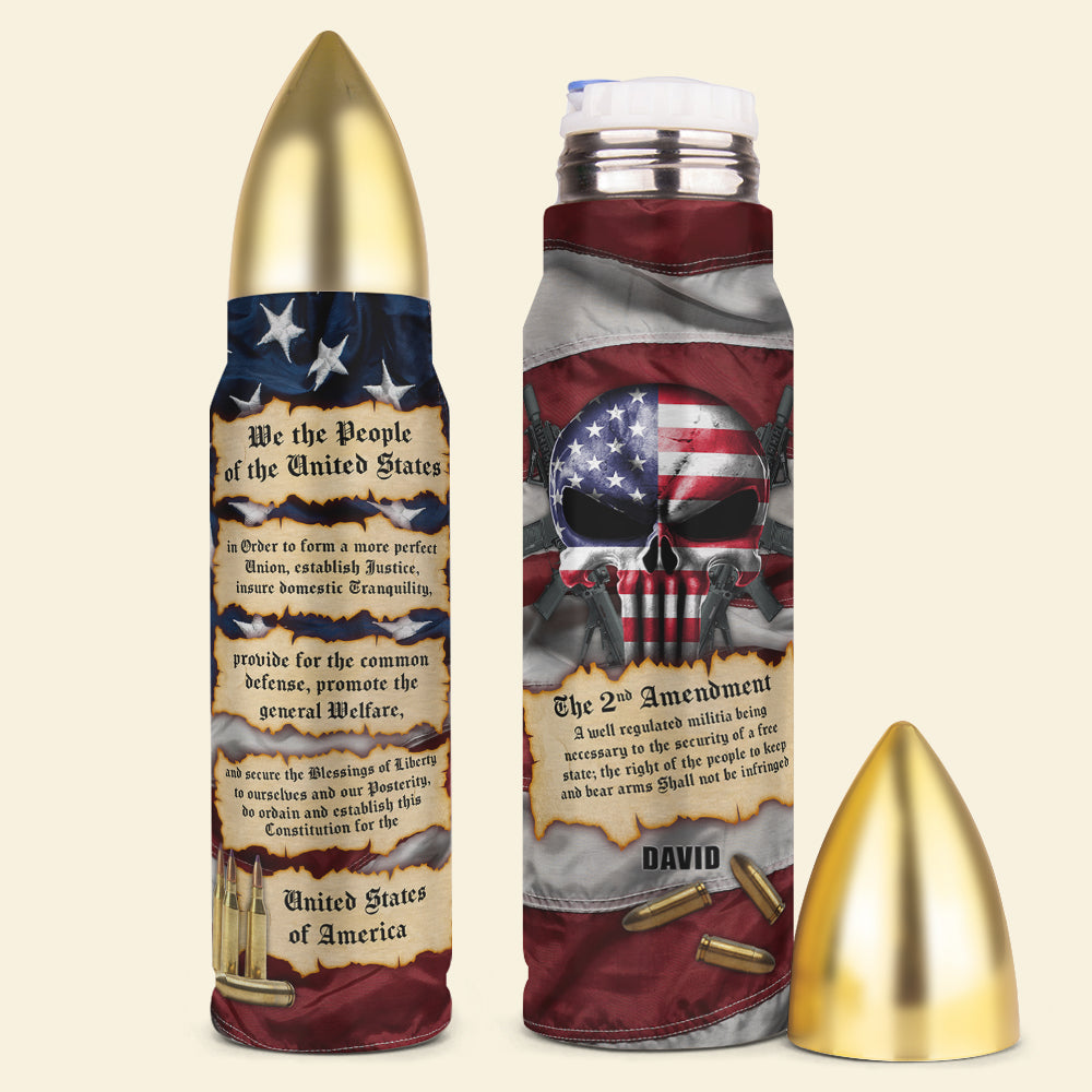 We The People Of The United States, Personalized Amendment Bullet Tumbler ABT0511 - Water Bottles - GoDuckee