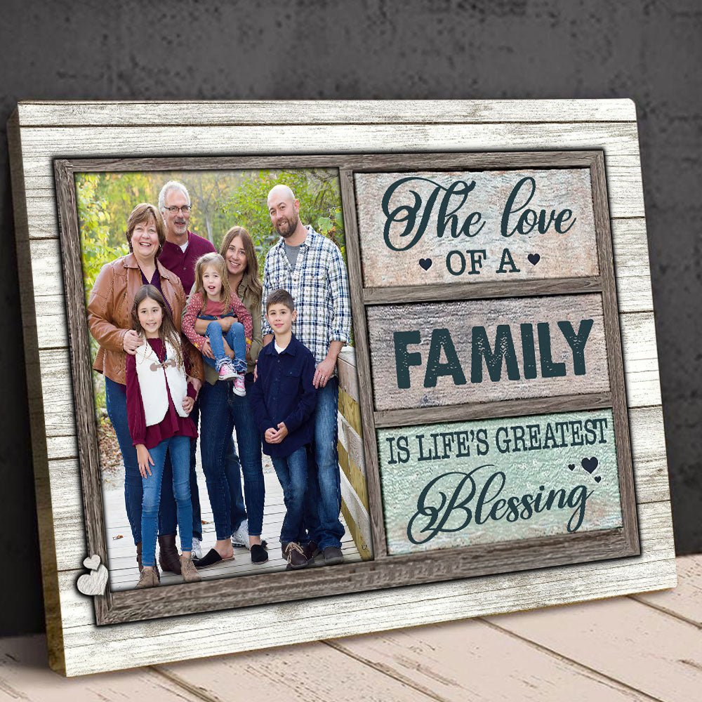 The Love Of A Family, Personalized Poster, Gift For Family - Poster & Canvas - GoDuckee