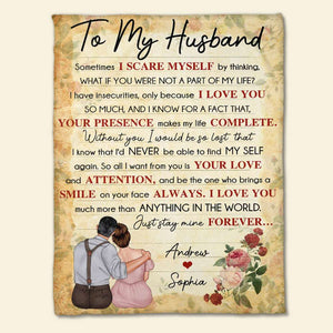 To My Husband, Wife, Personalized Blanket, Gifts For Couple - Blanket - GoDuckee