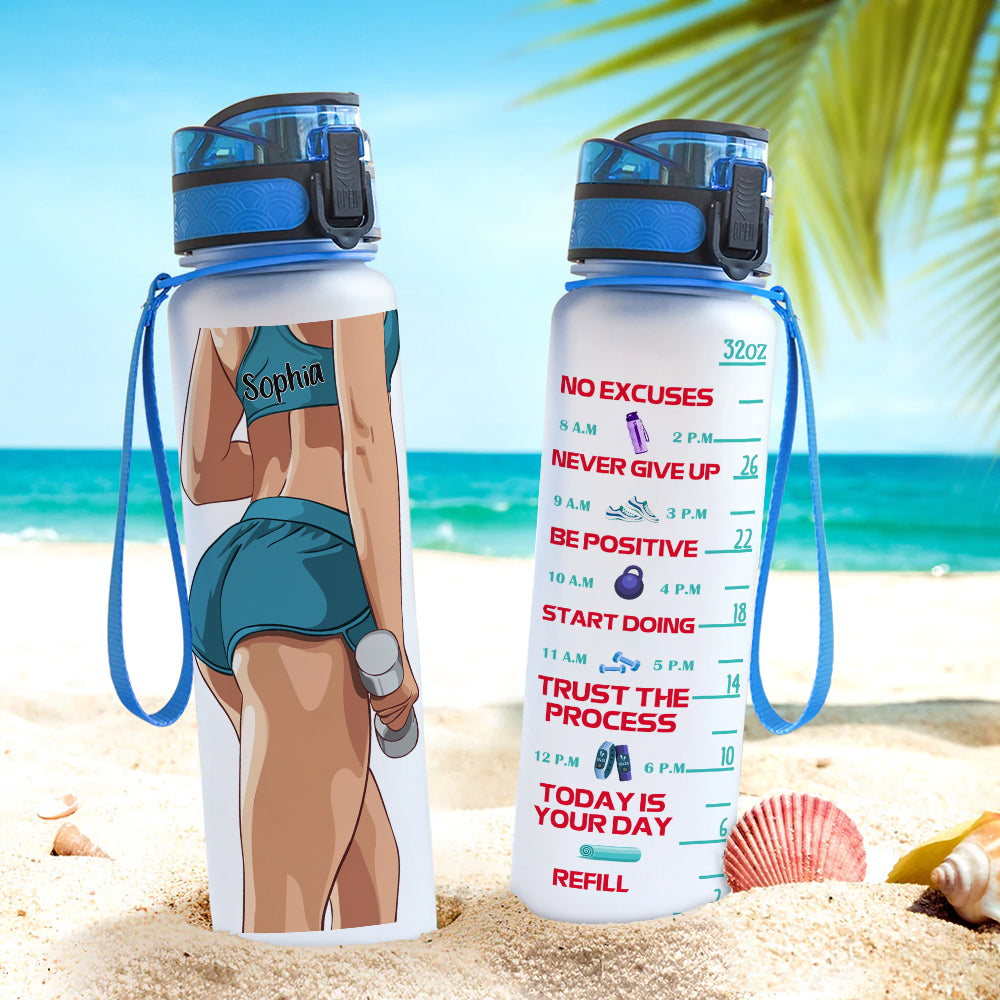 Legend/Nurse/Wife/Mom Since - Personalized Water Tracker Bottle - Gift -  GoDuckee